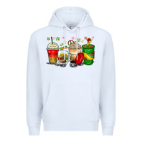 White juneteenth coffee cups Premium Hoodie - Zillion Design Studio