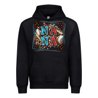 Black baseball nana with leopard Urban Hoodie - Zillion Design Studio