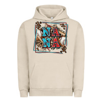 Pigment French Oak baseball nana with leopard Urban Hoodie - Zillion Design Studio