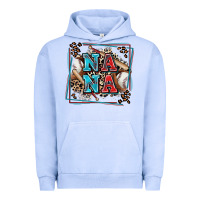 Pigment Grape Ice baseball nana with leopard Urban Hoodie - Zillion Design Studio