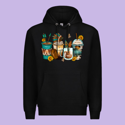 Indian Headdress Coffee Cups Premium Hoodie Designed By Zillion Design Studio