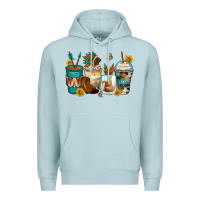 Blue Mist indian headdress coffee cups Premium Hoodie - Zillion Design Studio