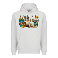 Dove Grey indian headdress coffee cups Premium Hoodie - Zillion Design Studio