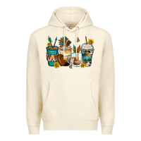 Sandshell indian headdress coffee cups Premium Hoodie - Zillion Design Studio