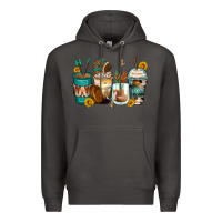 Smoke indian headdress coffee cups Premium Hoodie - Zillion Design Studio
