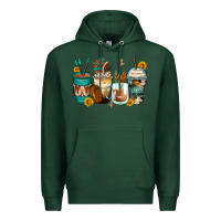 Sports Green indian headdress coffee cups Premium Hoodie - Zillion Design Studio