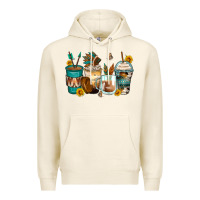 Tofu indian headdress coffee cups Premium Hoodie - Zillion Design Studio