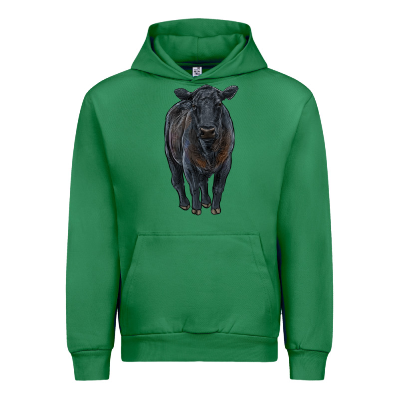 Black Angus Cattle Urban Hoodie by RanaPortraitStore | Teevron