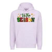 Lilac 'tis the season softball christmas Premium Hoodie - RanaPortraitStore