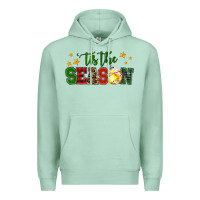 Seafoam 'tis the season softball christmas Premium Hoodie - RanaPortraitStore