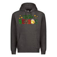 Smoke 'tis the season softball christmas Premium Hoodie - RanaPortraitStore