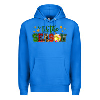 True Royal 'tis the season softball christmas Premium Hoodie - RanaPortraitStore