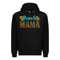 Black ranch mama Premium Hoodie - texasbilliewilder