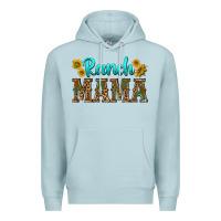 Blue Mist ranch mama Premium Hoodie - texasbilliewilder