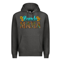 Charcoal Heather ranch mama Premium Hoodie - texasbilliewilder