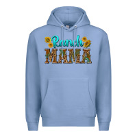 Colony Blue ranch mama Premium Hoodie - texasbilliewilder