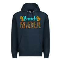 Navy ranch mama Premium Hoodie - texasbilliewilder