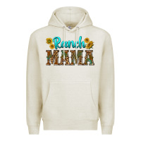 Oatmeal Heather ranch mama Premium Hoodie - texasbilliewilder