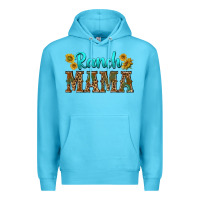 Ocean Blue ranch mama Premium Hoodie - texasbilliewilder