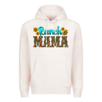 Pale Pink ranch mama Premium Hoodie - texasbilliewilder