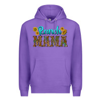 Purple ranch mama Premium Hoodie - texasbilliewilder