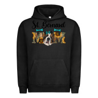 Pigment Black western st. bernard mom Urban Hoodie - RanaPortraitStore