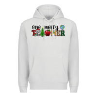 Dove Grey one merry teacher Premium Hoodie - RanaPortraitStore