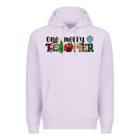 Lilac one merry teacher Premium Hoodie - RanaPortraitStore