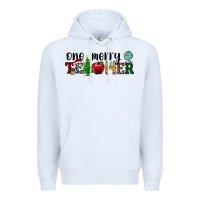 White one merry teacher Premium Hoodie - RanaPortraitStore