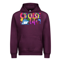 Mauve Wine cruise life Urban Hoodie - texasbilliewilder