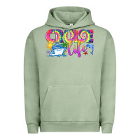 Pigment Oil Green cruise life Urban Hoodie - texasbilliewilder