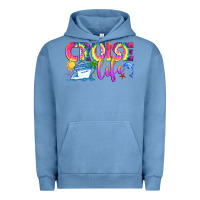 Pigment Pebble Blue cruise life Urban Hoodie - texasbilliewilder