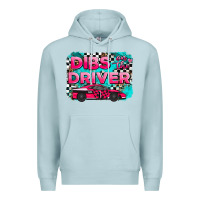 Blue Mist dibs on the driver background Premium Hoodie - AdoDesignShop