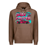 Chestnut dibs on the driver background Premium Hoodie - AdoDesignShop