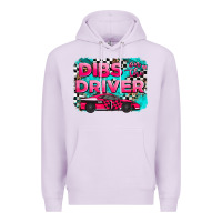 Lilac dibs on the driver background Premium Hoodie - AdoDesignShop