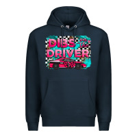 Navy dibs on the driver background Premium Hoodie - AdoDesignShop