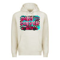 Oatmeal Heather dibs on the driver background Premium Hoodie - AdoDesignShop