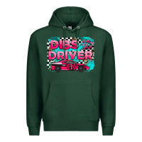 Sports Green dibs on the driver background Premium Hoodie - AdoDesignShop