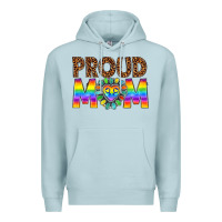 Blue Mist proud mom lgbtq Premium Hoodie - texasbilliewilder