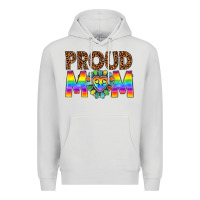 Dove Grey proud mom lgbtq Premium Hoodie - texasbilliewilder