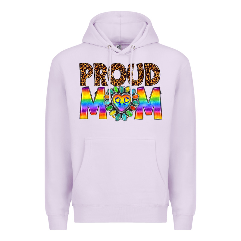 Proud Mom Lgbtq Premium Hoodie by texasbilliewilder | Teevron
