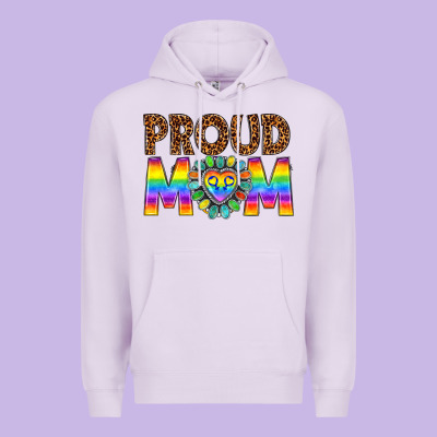 Proud Mom Lgbtq Premium Hoodie Designed By Texasbilliewilder
