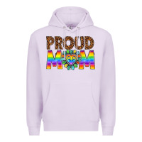 Lilac proud mom lgbtq Premium Hoodie - texasbilliewilder