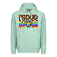 Seafoam proud mom lgbtq Premium Hoodie - texasbilliewilder
