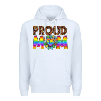 White proud mom lgbtq Premium Hoodie - texasbilliewilder