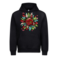 Black Cherry sunflower Urban Hoodie - texasbilliewilder