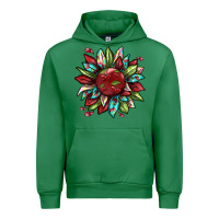 Emerald Cherry sunflower Urban Hoodie - texasbilliewilder