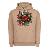 Pigment Burro Cherry sunflower Urban Hoodie - texasbilliewilder