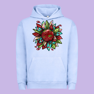 Cherry Sunflower Urban Hoodie Designed By Texasbilliewilder