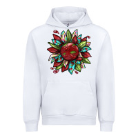 White Cherry sunflower Urban Hoodie - texasbilliewilder